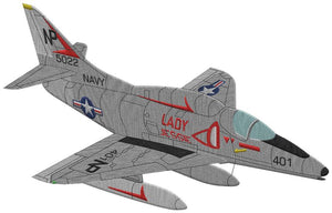 Motif de broderie avion A4 Skyhawk par BGC Aéro