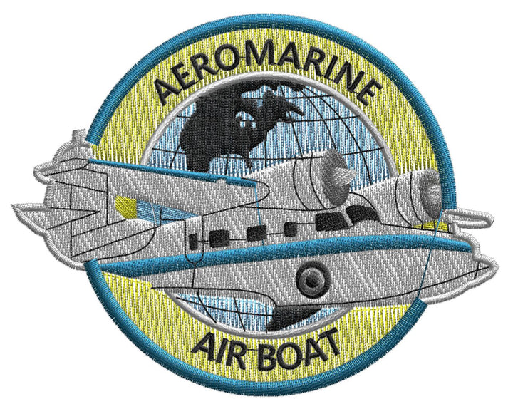 Motif de logo avion Air Boat par BGC Aéro