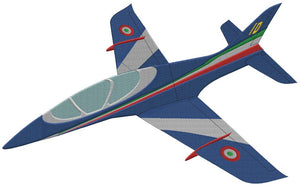 Motif de broderie avion Avanti Frecce Tricolori par BGC Aéro