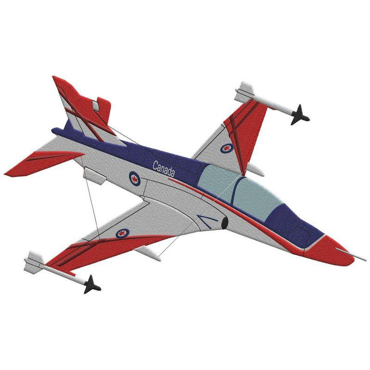 motif de broderie avion BAe Hawk par BGC Aéro