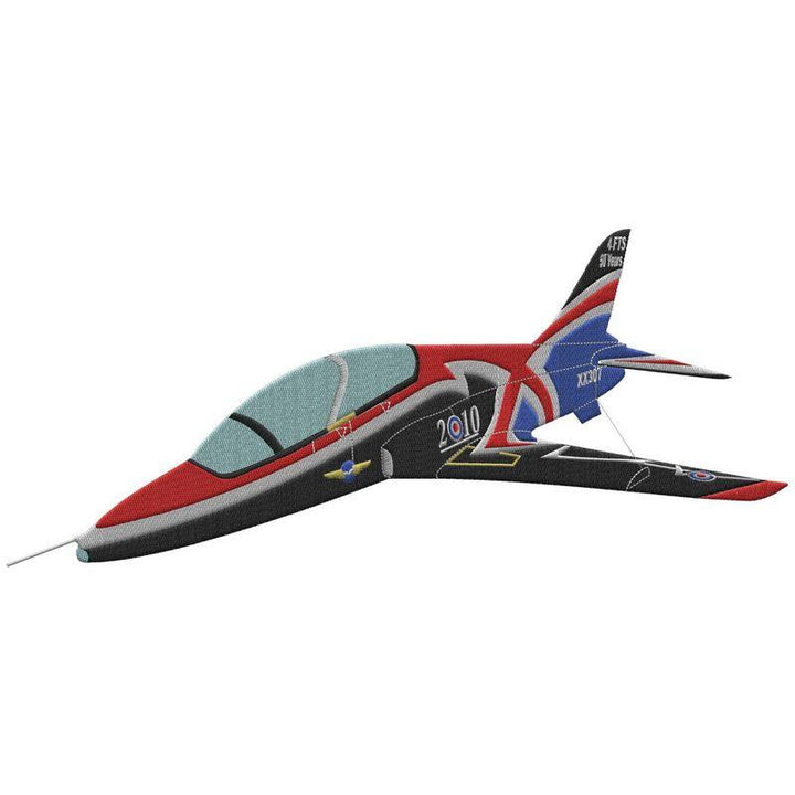 motif de broderie avion BAe Hawk par BGC Aéro