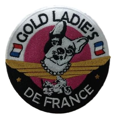 Petit Patch Wingueur de France - Gold Lady